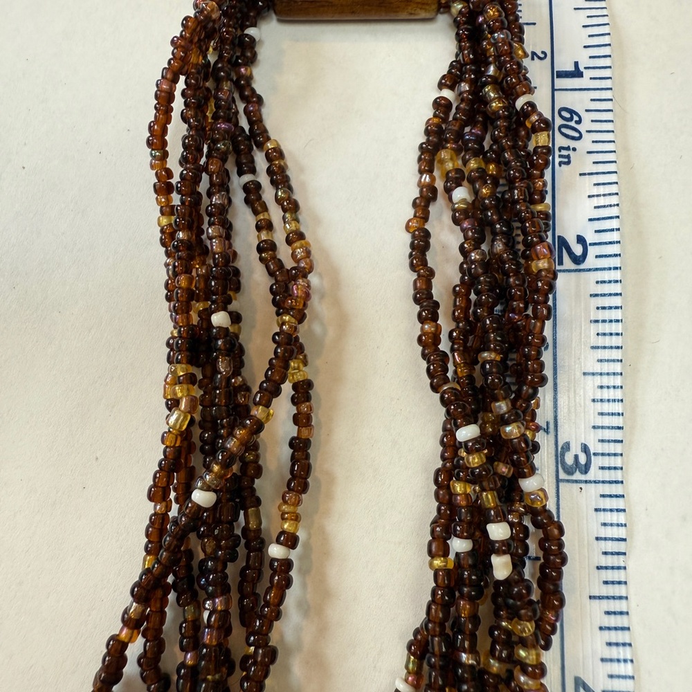 Brown Beaded Necklace